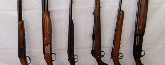 *Venta de Rifle, marca Titán, calibre 30-06.
*Venta de Carabina, marca J.W., calibre 22W Magnum.
*Escopeta, marca Laurona, superpuesta calibre 12.
*Escopeta, marca Sarasqueta, calibre 12.
*Escopeta, marca Amantino, paralela, calibre 20.
*Escopeta, marca Browning, repetidora, calibre 12.